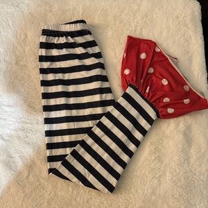 Striped and Polka Dot Kids Pajamas